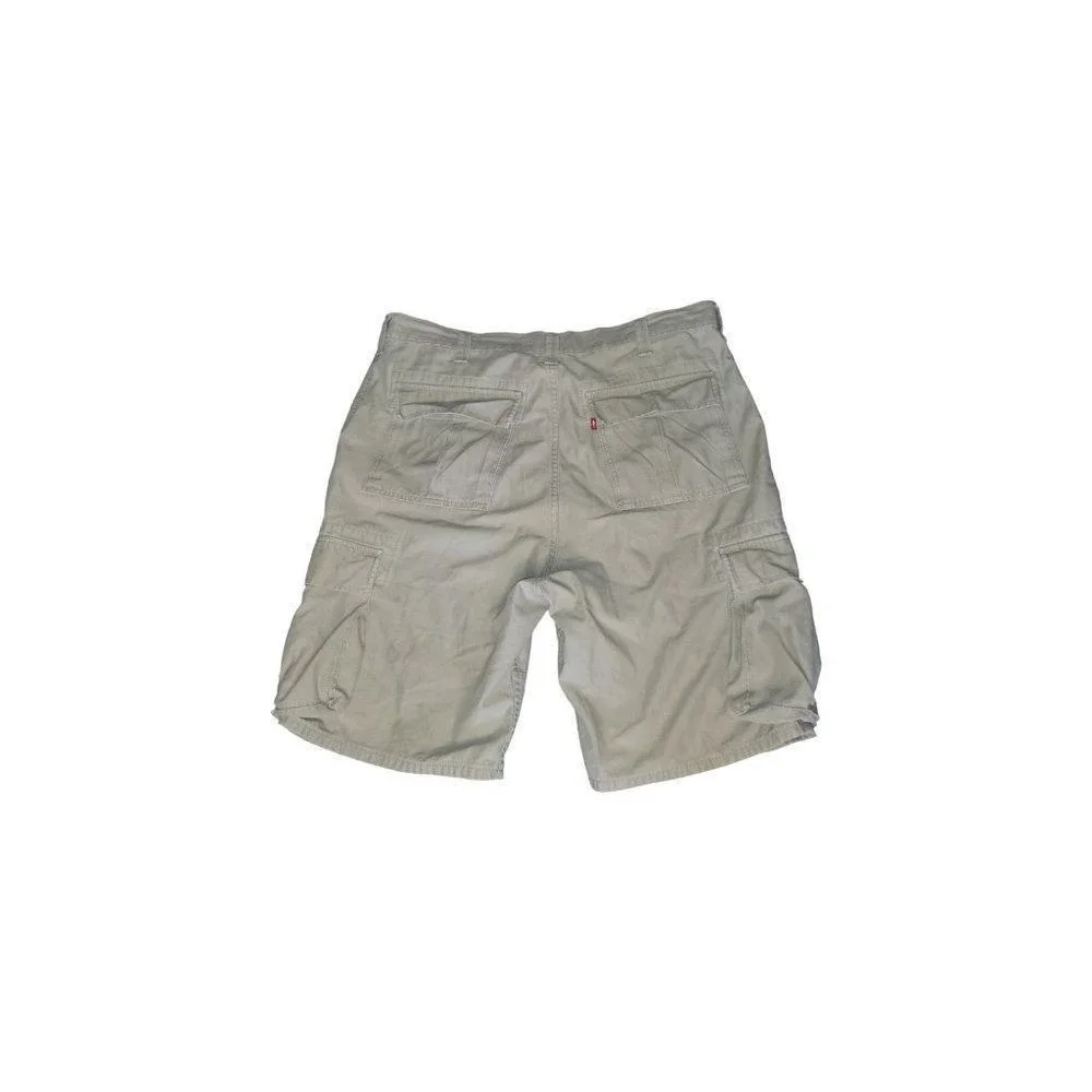 Levis Workwear Men 38 Cargo Shorts Tan Khaki Outdoor Summer Casual Utility Gear - Picture 6 of 6